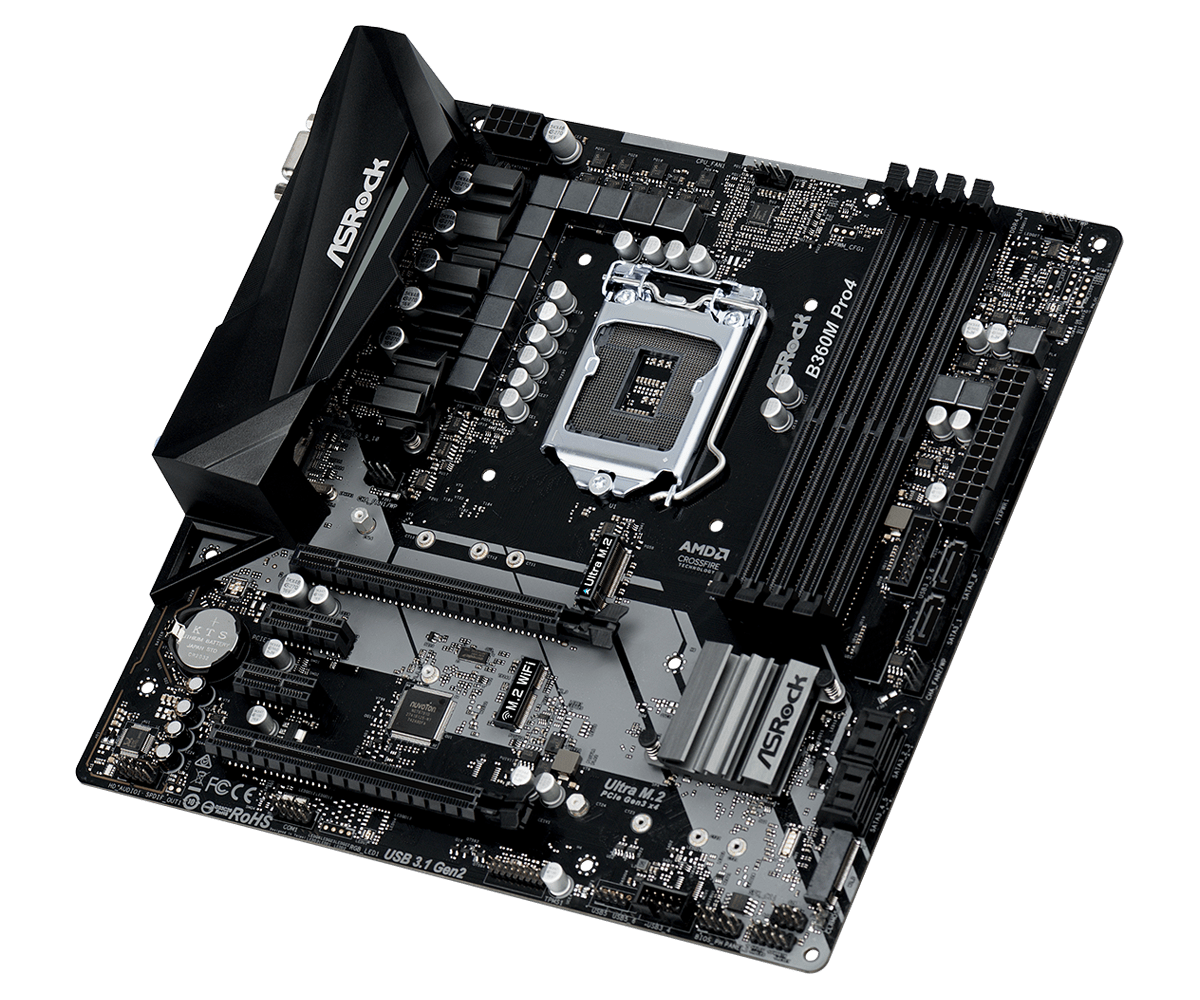 Asrock b360 pro4 какие процессоры поддерживает